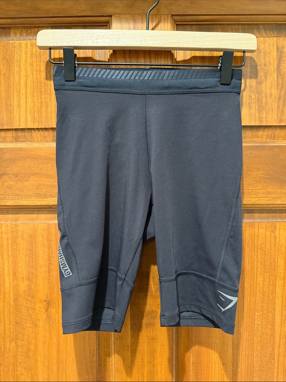 Gymshark Men's Black Half Tights